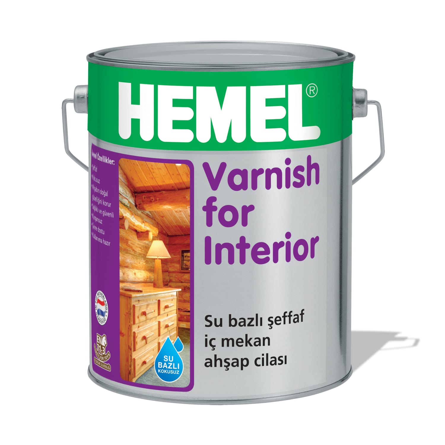 Hemel Varnish For Interior – İç Mekan Son Kat Cila/Vernik