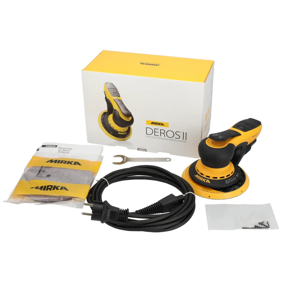 MIRKA DEROS II 650 150mm Orbit 5.0  Elektrikli Zımpara Makinesi